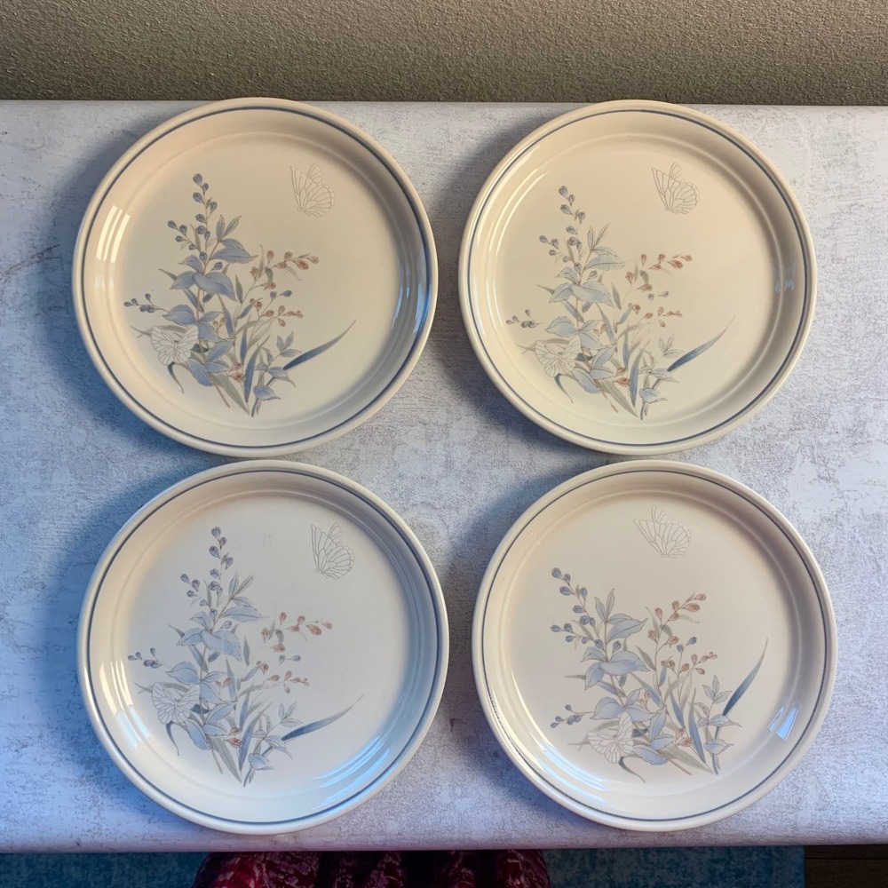 Noritake Keltcraft Kilkee 9109 4 Salad‎ Plates 7.5" Ireland Replacement 1 Flawed